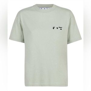 RARE authentic Off-White Printed Logo Crewneck T-Shirt